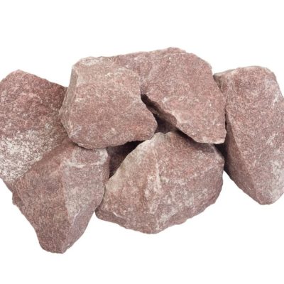 Камни для печей Talkberg Кварцит малиновый 20 кг