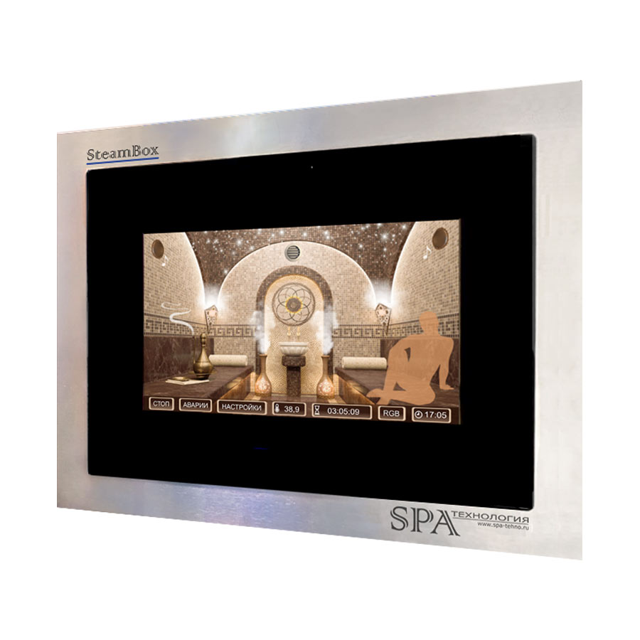 Сенсорная панель управления парогенератором SteamBox SPA-технология